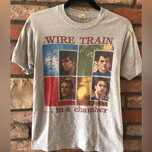 Very Rare vintage 1984 Wire Train “In a Chamber” concert tour T-shirt Medium